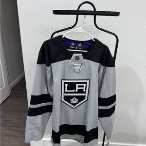 NHL La Kings Authentic Away Hockey Jersey Mens